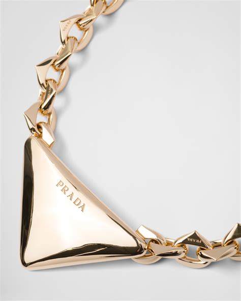 prada gold collection|gold prada necklace.